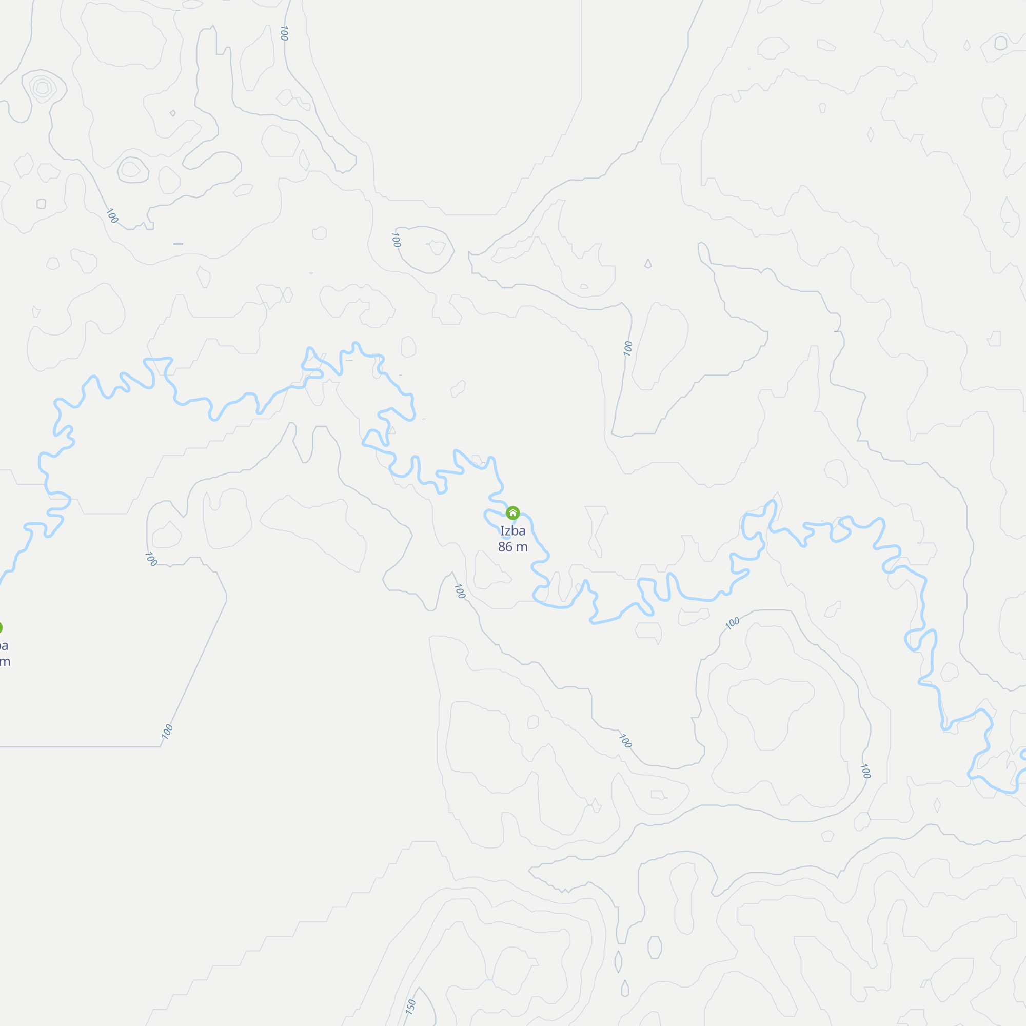 Izba map
