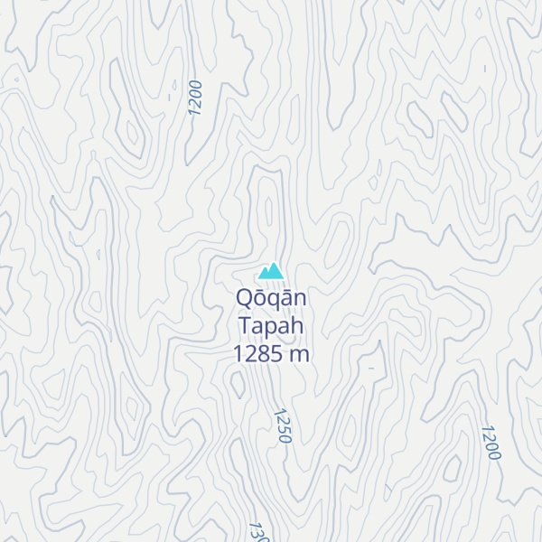 Map of Qōqān Tapah