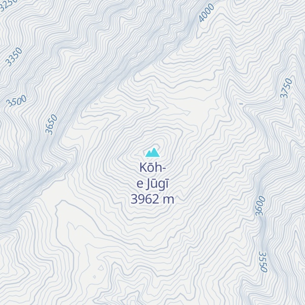 Map of Kōh-e Jūgī