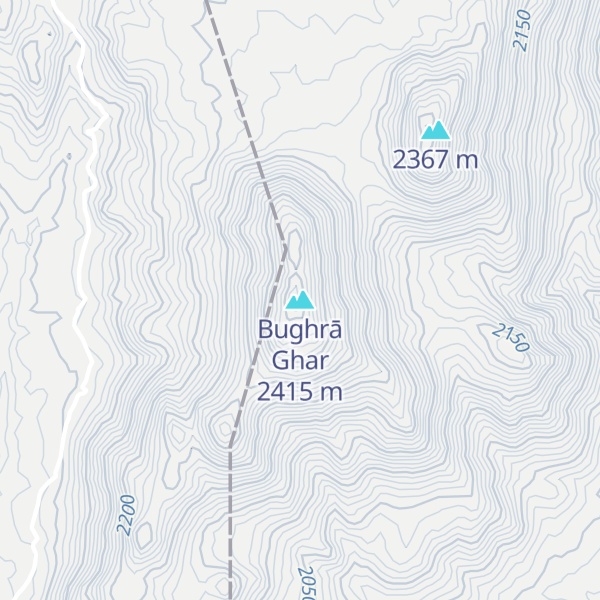 Map of Bughrā Ghar