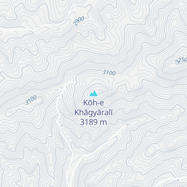 Map of Kōh-e Khāgyāralī