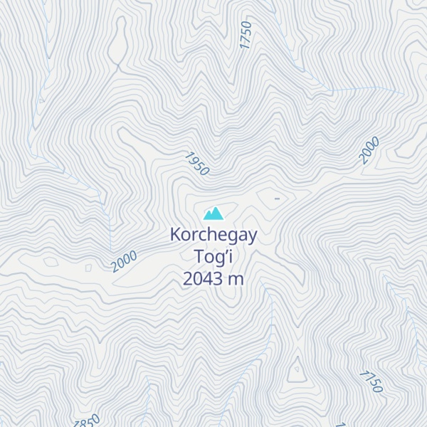 Map of Korchegay Tog’i