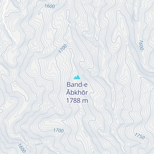 Map of Band-e Ābkhōr