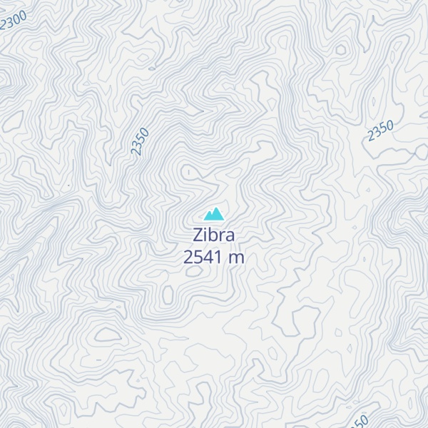 Map of Zibra