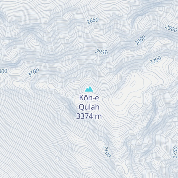 Map of Kōh-e Qulah