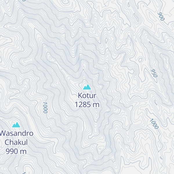 Map of Kotur