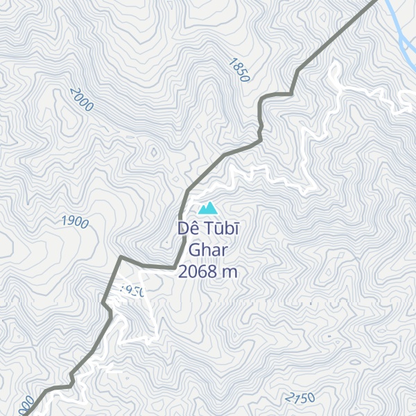Map of Dê Tūbī Ghar