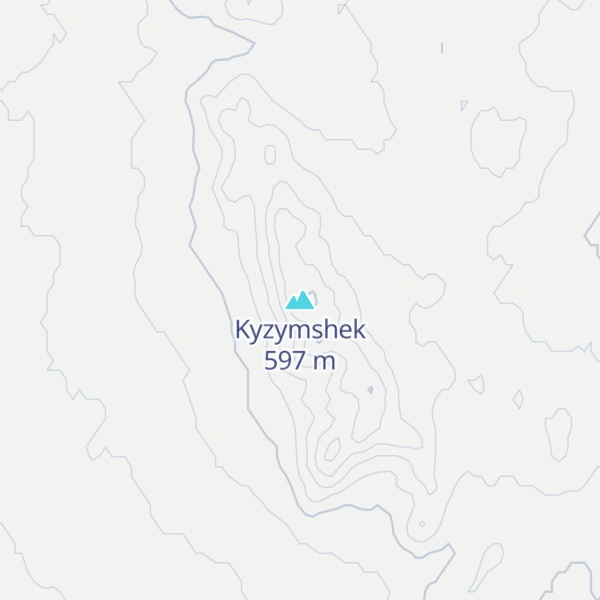 Map of Kyzymshek