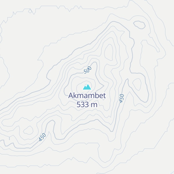 Map of Akmambet