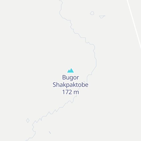 Map of Bugor Shakpaktobe