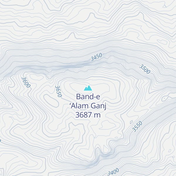 Map of Band-e ‘Alam Ganj