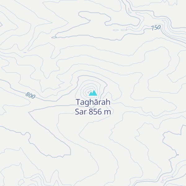 Map of Taghārah Sar