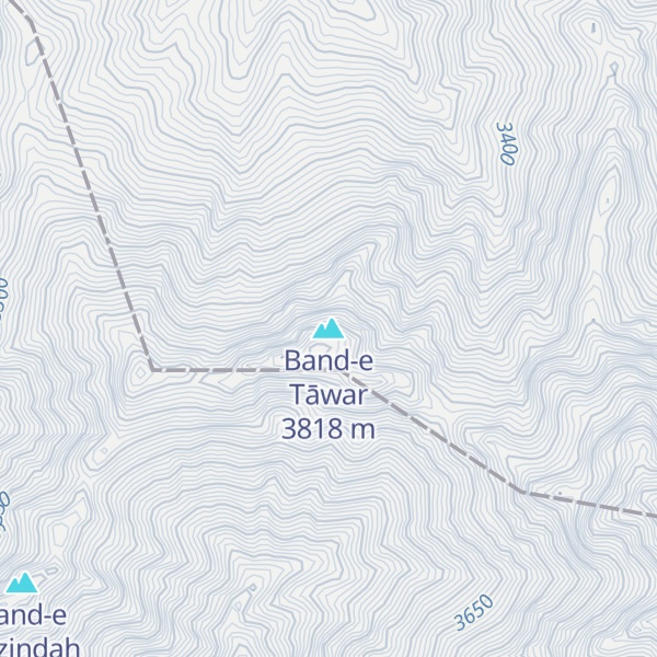 Map of Band-e Tāwar