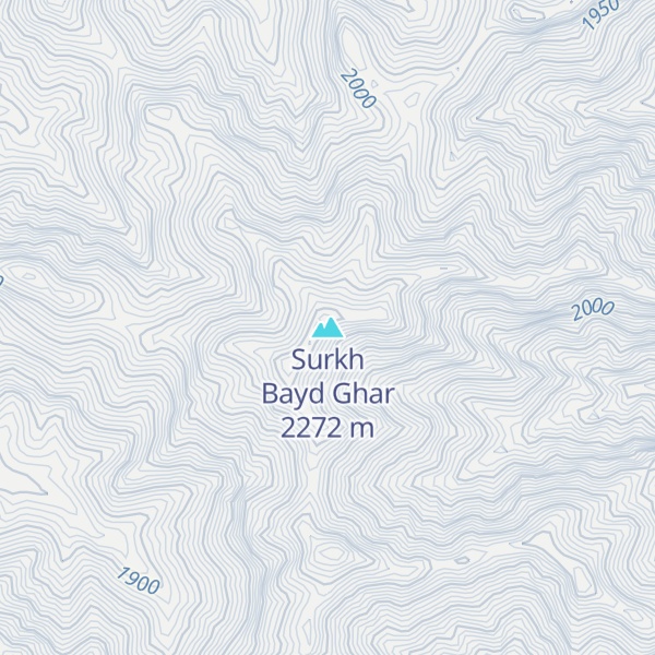 Map of Surkh Bayd Ghar