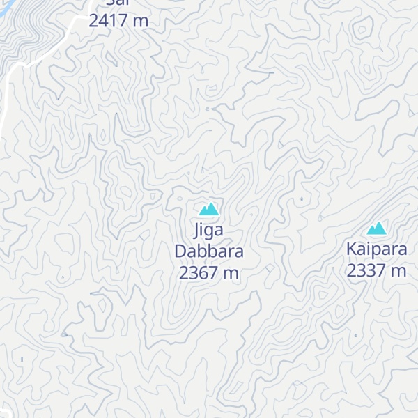 Map of Jiga Dabbara