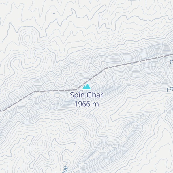 Map of Spīn Ghar