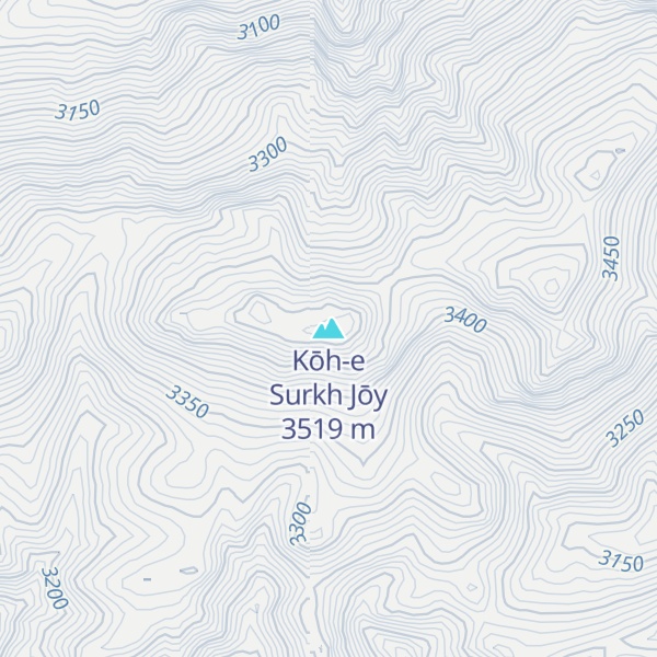 Map of Kōh-e Surkh Jōy