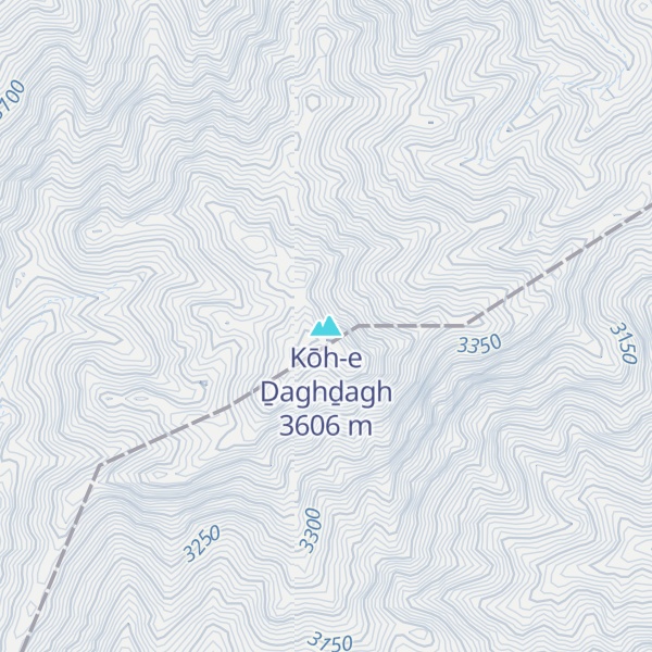 Map of Kōh-e Ḏaghḏagh