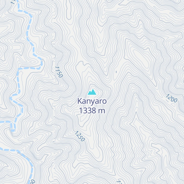 Map of Kanyaro