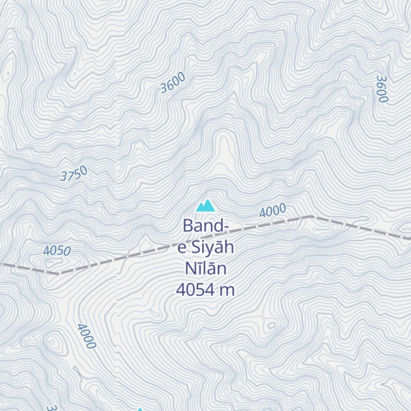 Map of Band-e Siyāh Nīlān