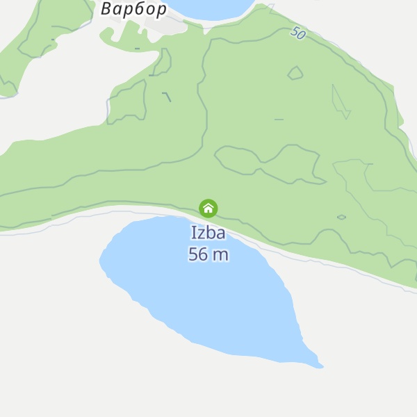 Map of Izba