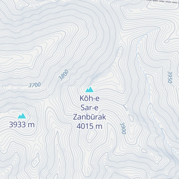 Map of Kōh-e Sar-e Zanbūrak