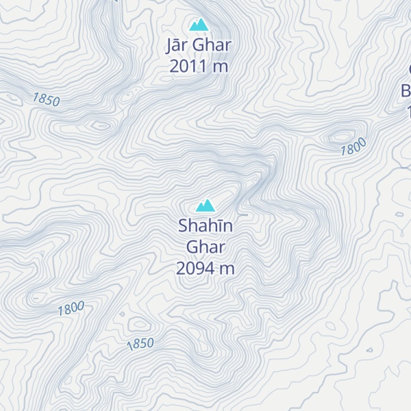 Map of Shahīn Ghar