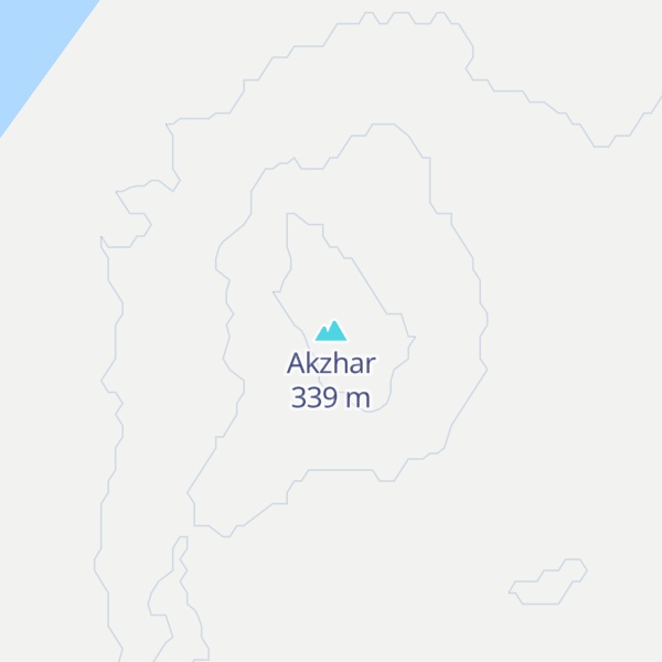 Map of Akzhar