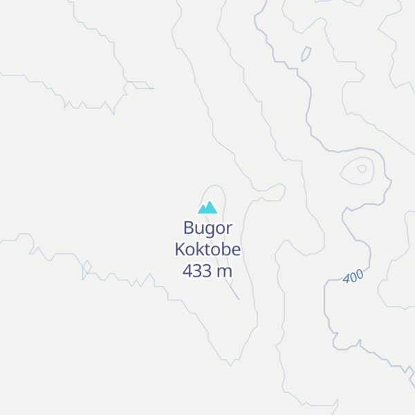 Map of Bugor Koktobe