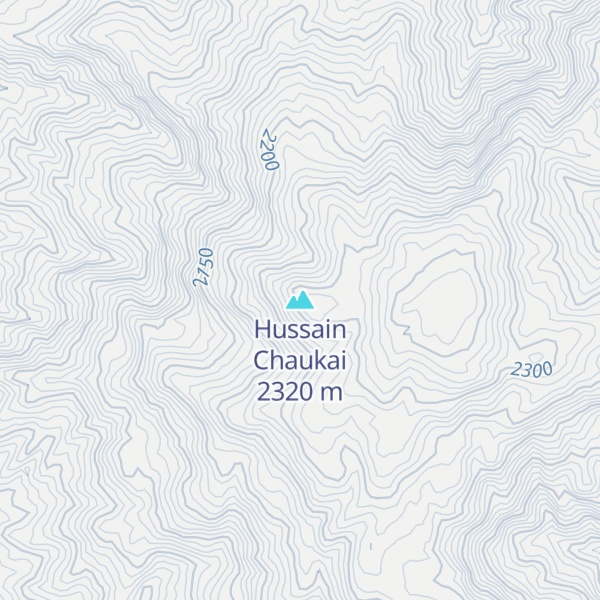 Map of Hussain Chaukai