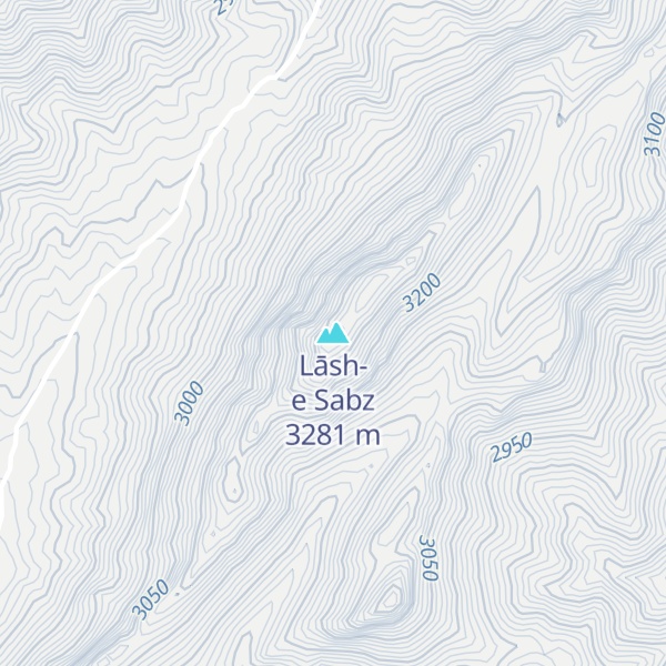 Map of Lāsh-e Sabz
