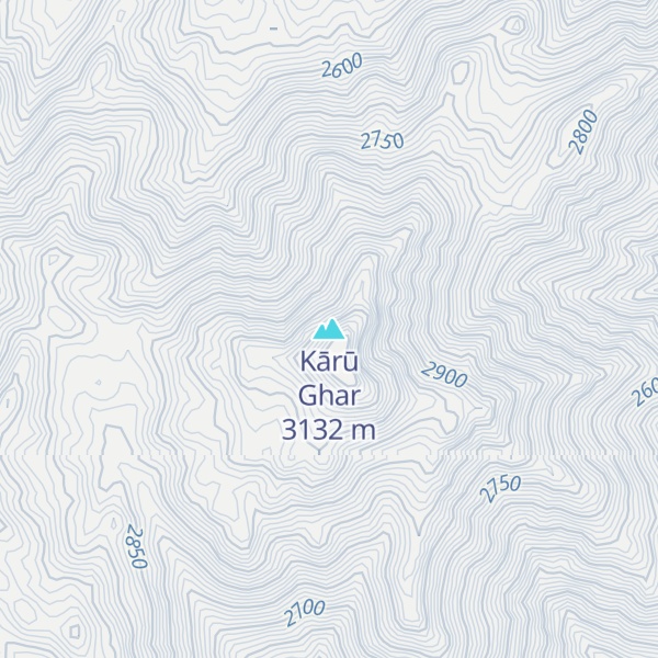 Map of Kārū Ghar