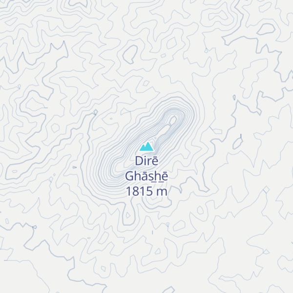 Map of Dirē Ghās̲h̲ē