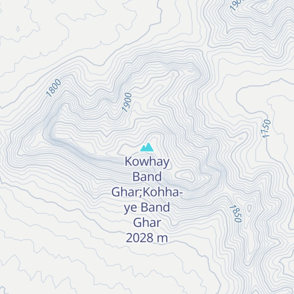 Map of Kowhay Band Ghar;Kohha-ye Band Ghar