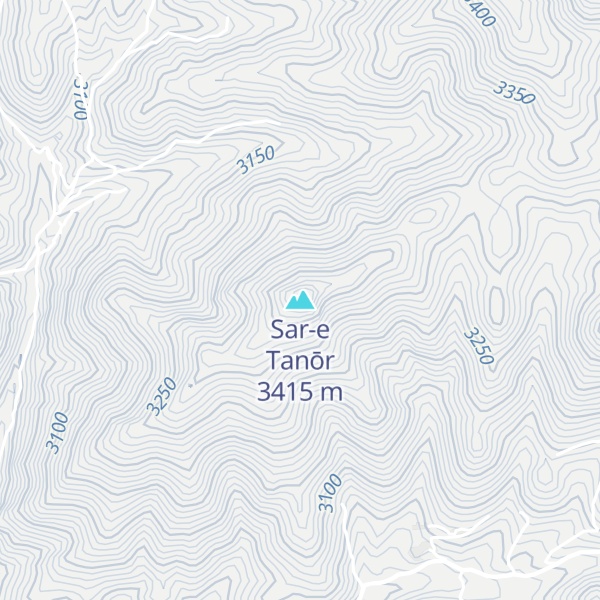 Map of Sar-e Tanōr
