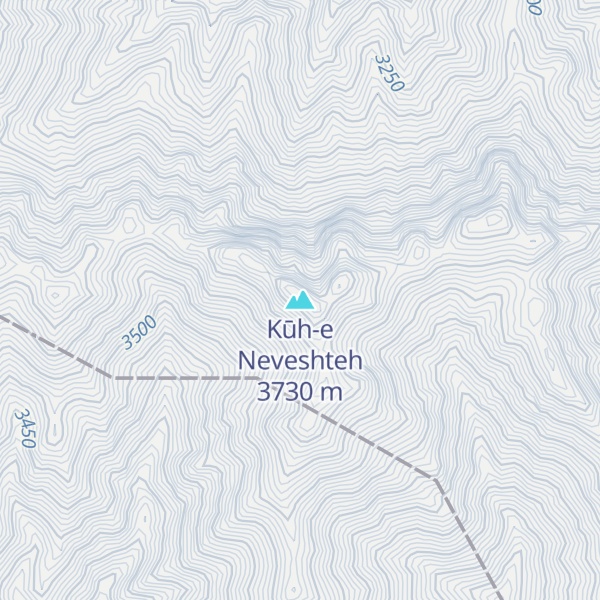 Map of Kūh-e Neveshteh