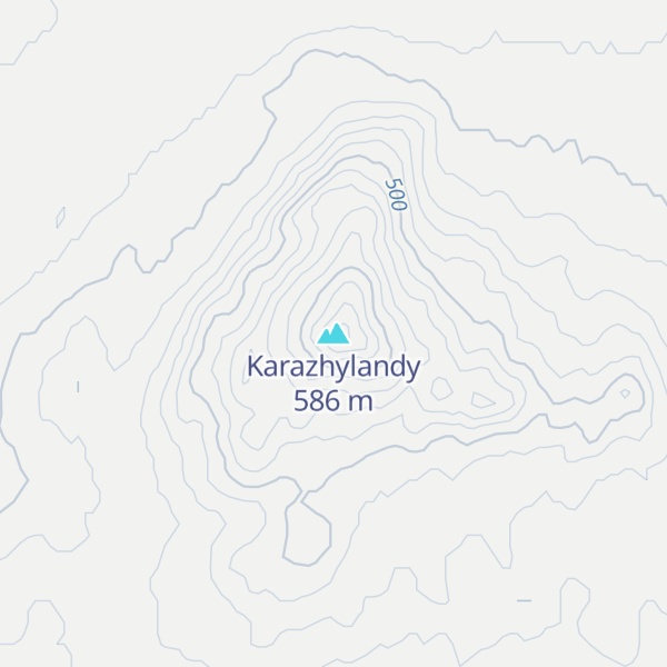 Map of Karazhylandy