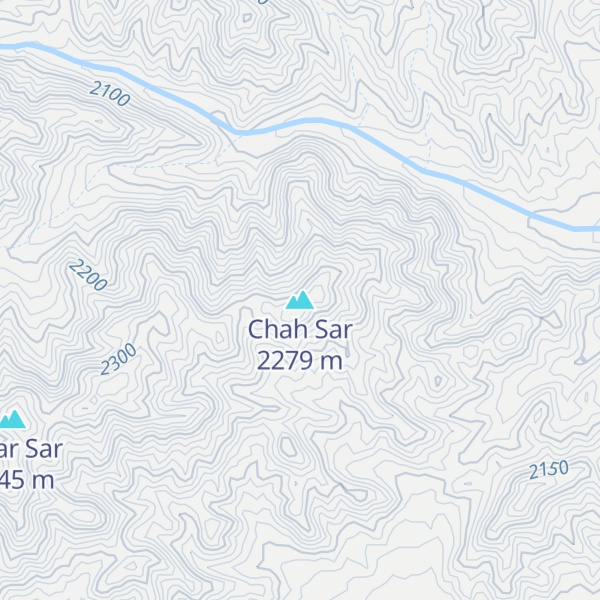Map of Chah Sar