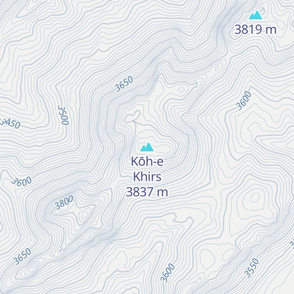 Map of Kōh-e Khirs