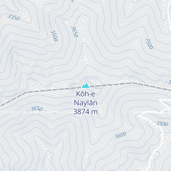 Map of Kōh-e Naylān
