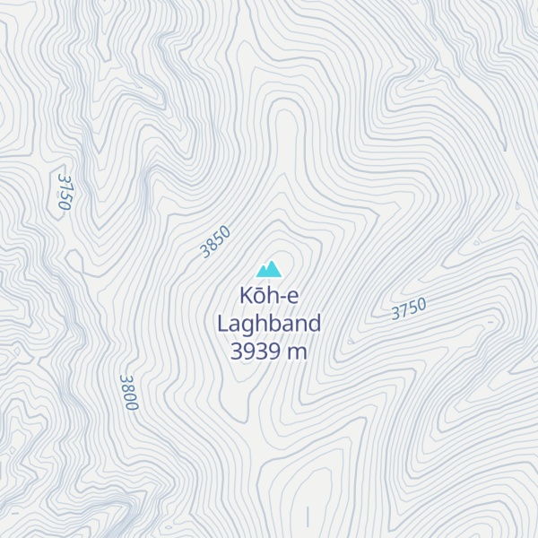 Map of Kōh-e Laghband