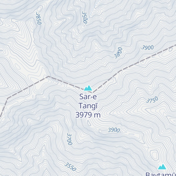 Map of Sar-e Tangī