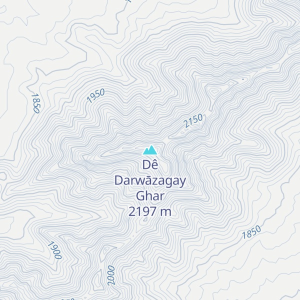 Map of Dê Darwāzagay Ghar