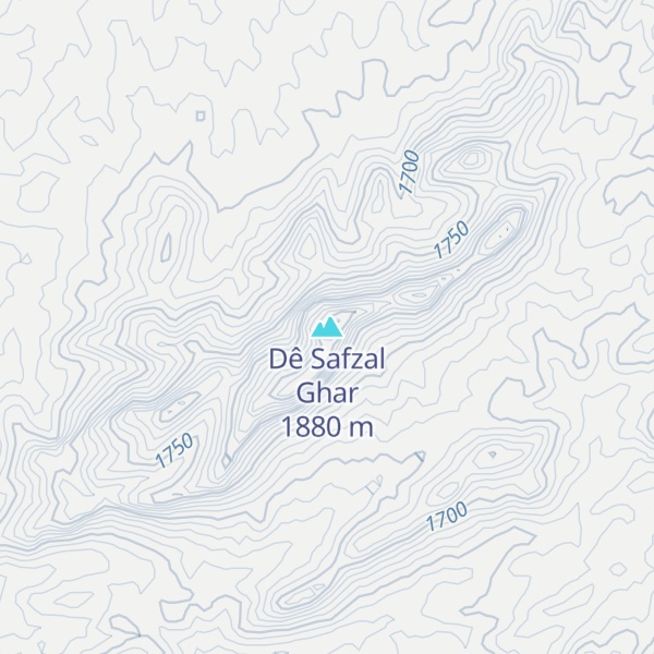 Map of Dê Safzal Ghar
