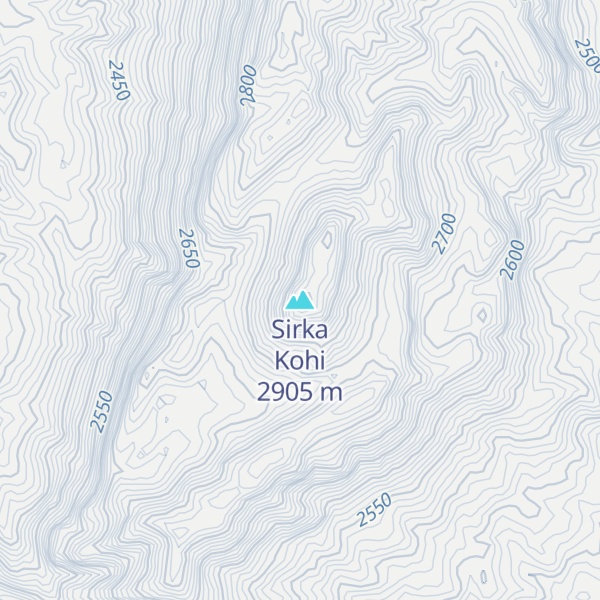 Map of Sirka Kohi