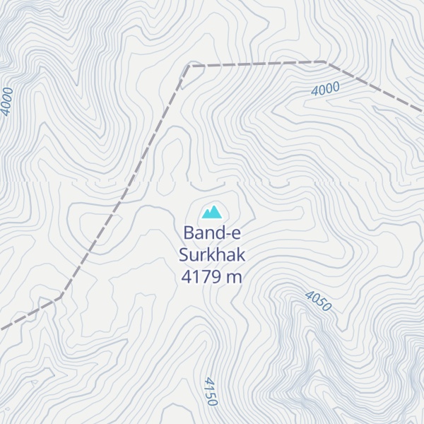 Map of Band-e Surkhak