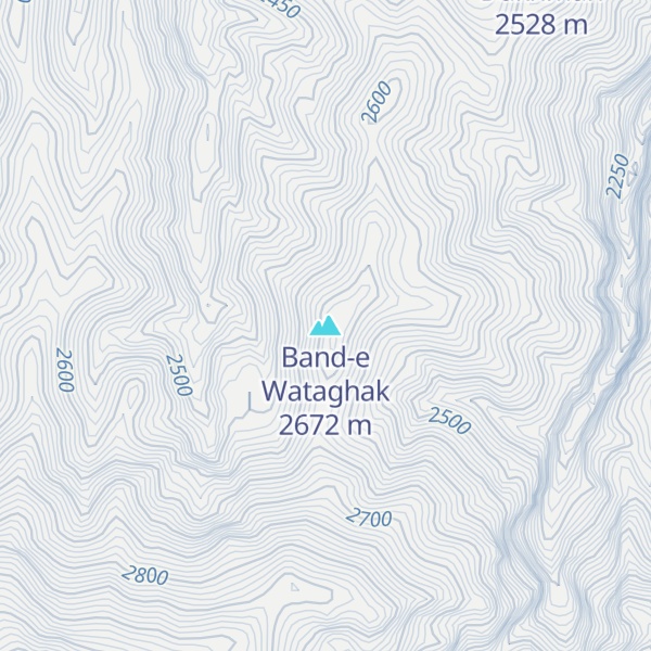 Map of Band-e Wataghak
