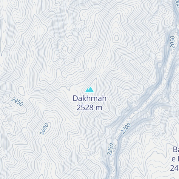 Map of Dakhmah