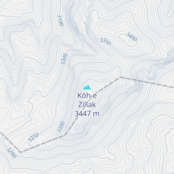 Map of Kōh-e Zilīak