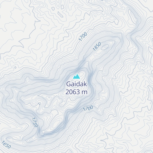 Map of Gaidak